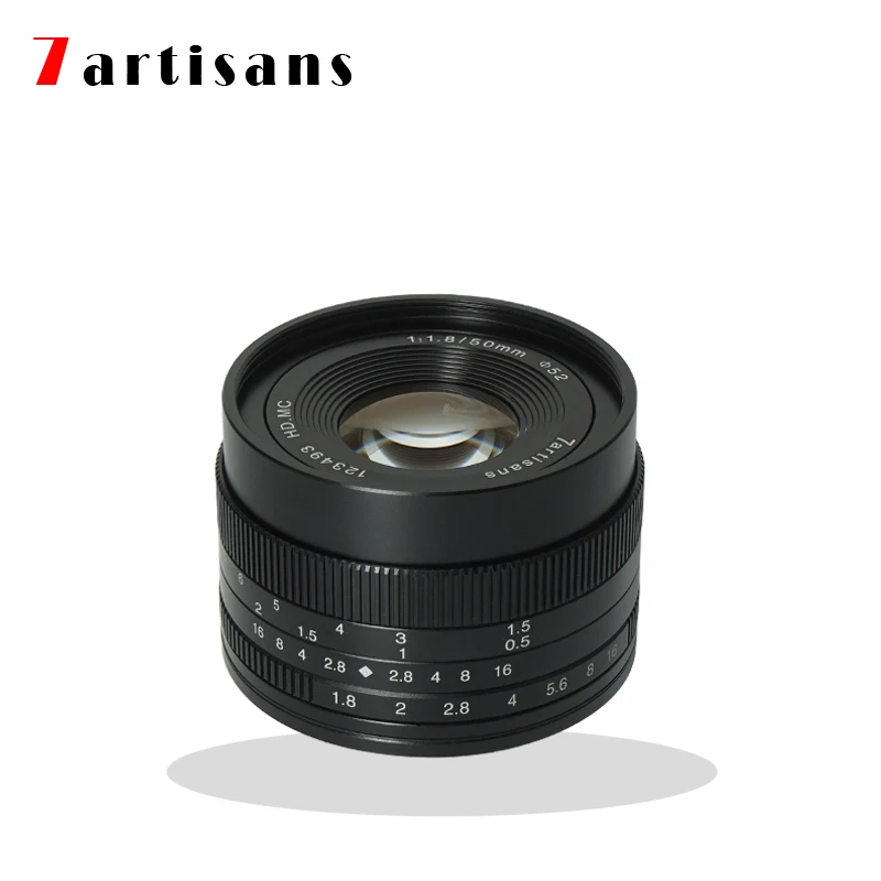 Объектив 7artisans 50 мм F1.8 с ручной фокусировкой для Fujifilm FX|Объективы фотоаппаратов| |