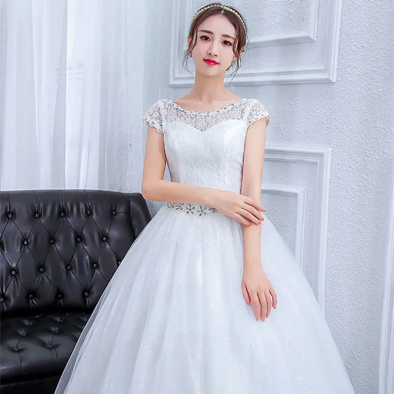 Vestido de Baile Rendas até Voltar Vestido de Casamento Aijingyu Beleza Personalizado Novo Venda Quente Barato Formal Vestidos Noiva Fu160 2021 5 High Quality Casamentos e Eventos