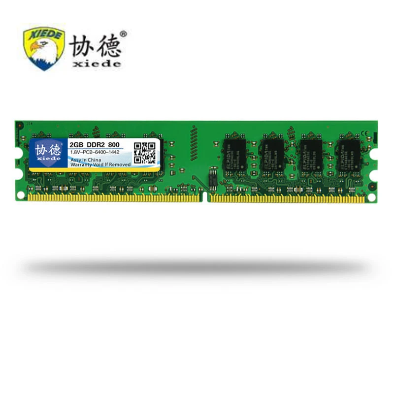 Xiede DDR2, 1 ГБ, 2 ГБ, 4 Гб, 800 МГц, 240Pin, не ECC, Настольная память, Dimm, компьютерная оперативная память, PC2-6400U, 1,8 в, высокая совместимость для AMD, Intel, Новинка