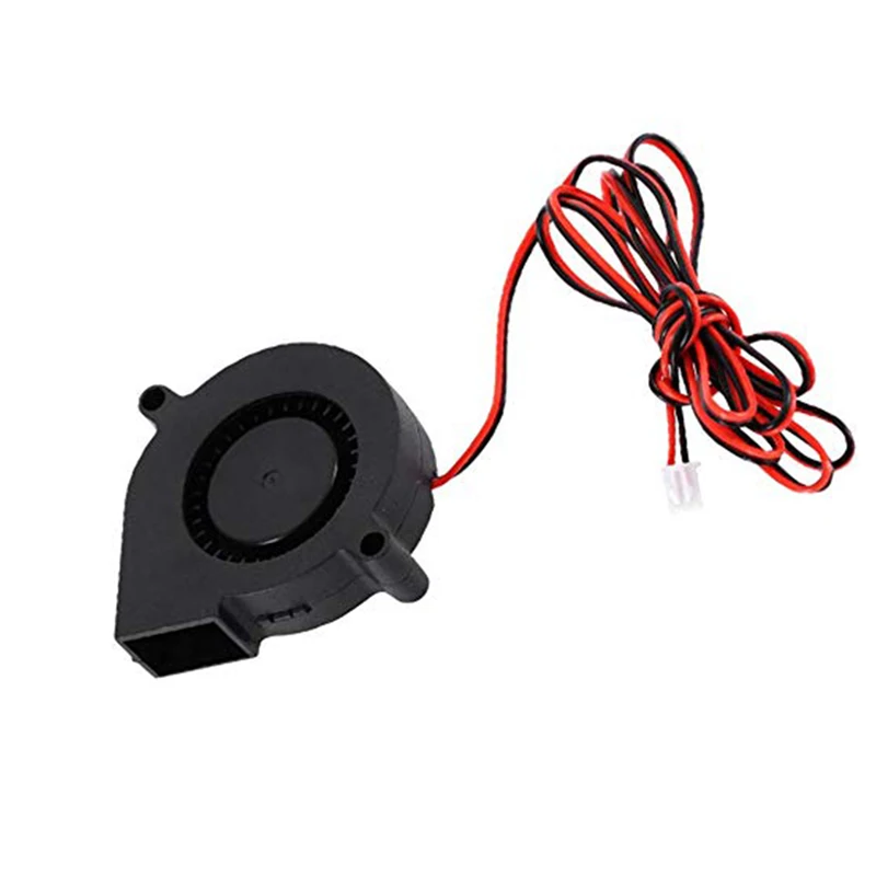 Aokin 5015 مروحة 12 V 24 V ل Anet A8 A6 DC التبريد مروحة فائقة الهدوء النفط تحمل حوالي 7500 RPM مروحة تربو ل 3D طابعة 5015 منفاخ