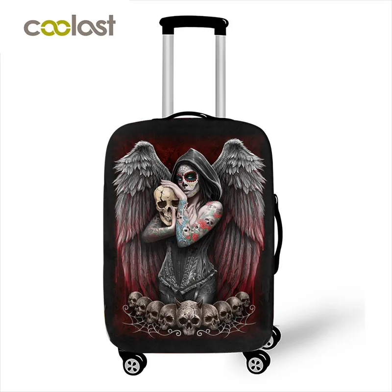 Rock Soul защитный чехол для багажа на палец, водонепроницаемый чехол для костюма, эластичный чехол с защитой от пыли, чехол на колесиках для 18-30 дюймов - Color: pxtgothic01