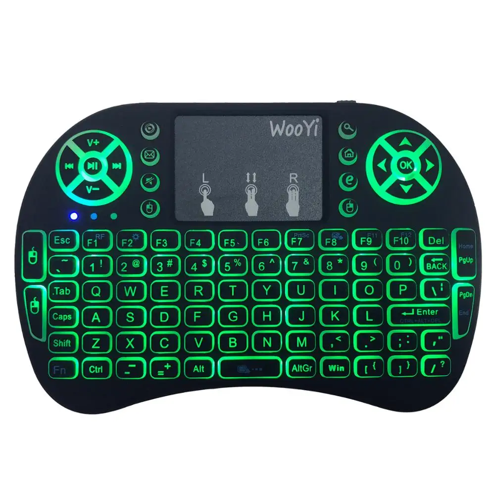 Клавиатура i8 + Беспроводная игровая с подсветкой 2 4 ГГц|mini wireless keyboard|mini keyboard
