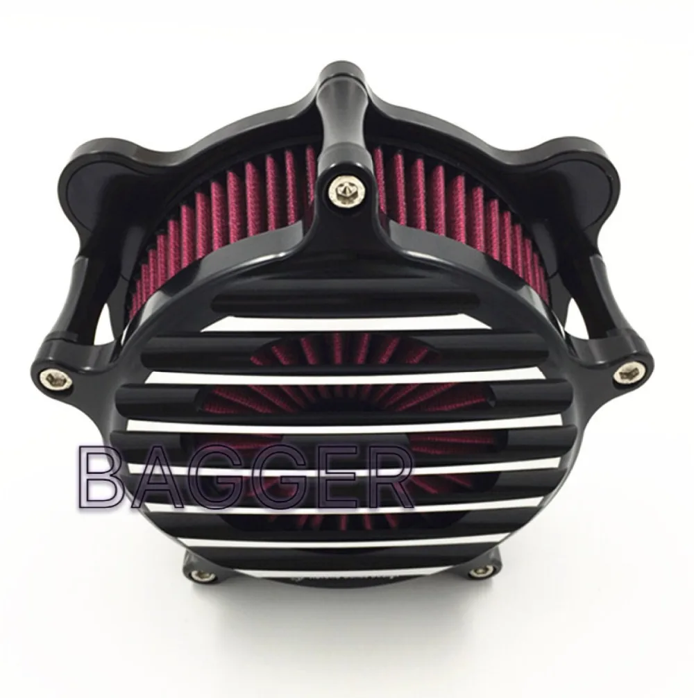 RSD High Flow Air Filter For Harley Sporter 883 Dyna Touring Softail Model CNC Knife Cutting