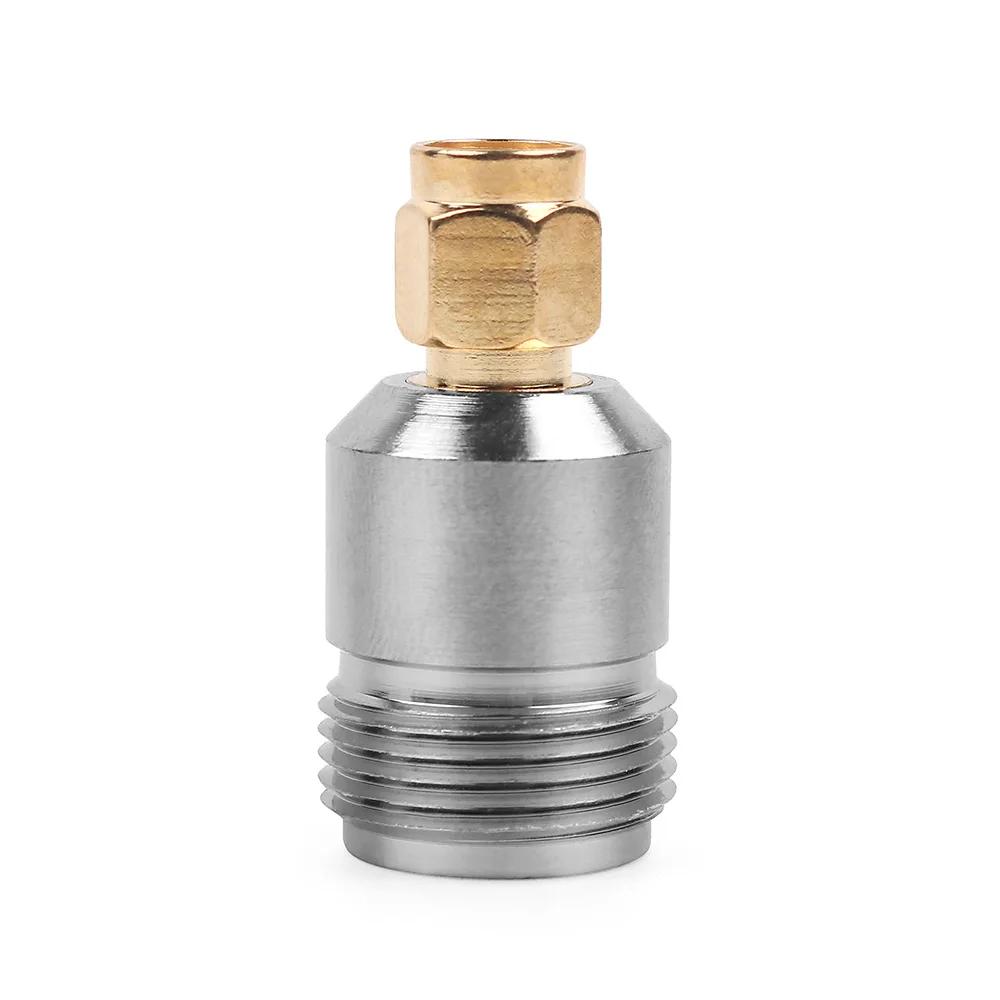 

1pc RF Coxial Adapter N Female Jack to SMA Male Plug RF Adapter Connector Convertor Straight Nickel Plated for Antenna / Booster