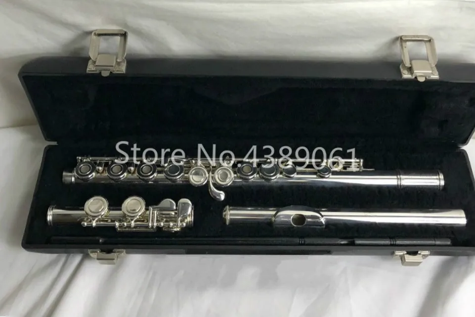 Armstrong 103-OS профессиональная Студенческая симфоническая музыкальная Флейта с 16 отверстиями C Tune Посеребренная с E ключ флейта с Чехол