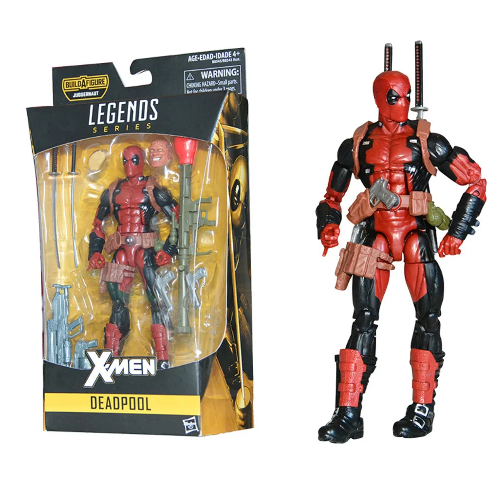 

X Men Super Hero Deadpool 2 Marvel Legends Series Figure With Retail Box 6" 15cm Action Cartoon Toys Jewelry Accessories