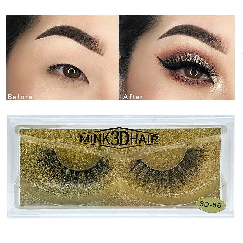 

Mink Lashes 3D Mink False Eyelashes Long Lasting Lashes 1 Pair 3D Mink Eyelashes Makeup Natural Long False Lashes Mink Eyelashes