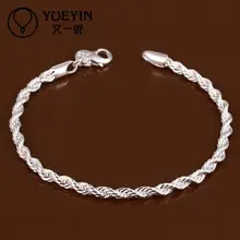 Модный браслет, Женская цепочка в виде змеи, серебряная подвеска, милые браслеты для мужчин, высокое качество, ювелирные изделия унисекс, H207