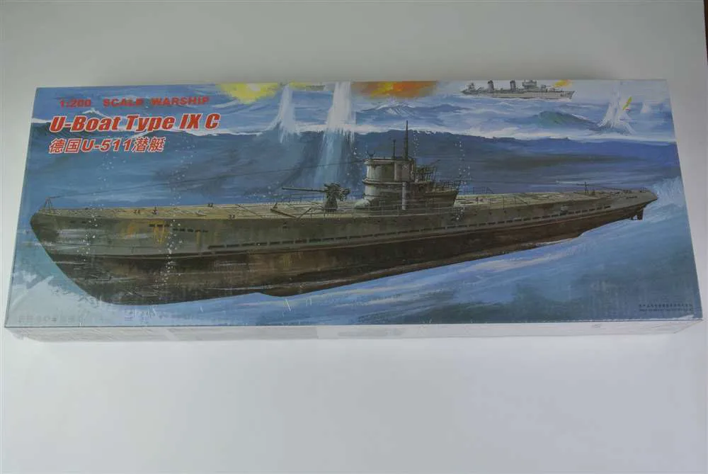 1: 200 Scale Warship World War II U Boat Type IX C German 