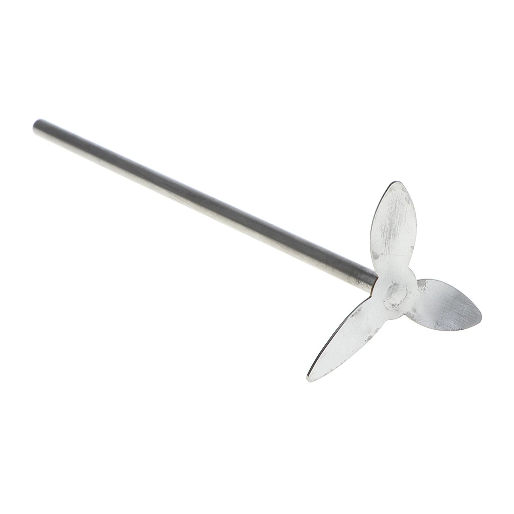 Stainless Steel Lab Chemical Liquid Stirring Paddle Mixing Propeller Lab Supplies Glassware Kits