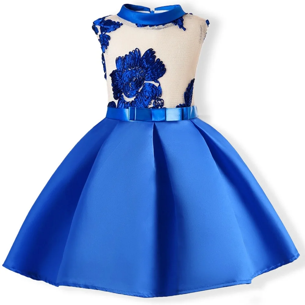 

New Summer Children Girls Dress Flower Princess Costume Formal Dresses Girl Party Wear Kids Children Clothes Dress Vestido
