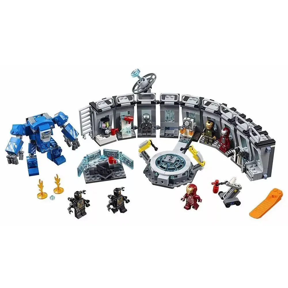 

Iron Man Legoing 76125 Marvel Hall Armour Super Heroes Model Building Blocks 560 Piece Bricks Boys Birthdays Gifts Children Toys