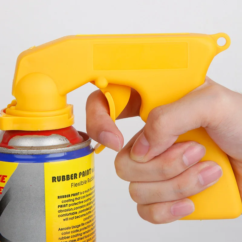 

CHIZIYO Portable Yellow Automatic Spray Gun Dedicated Handle Paint Wheel Hub Painting Handle