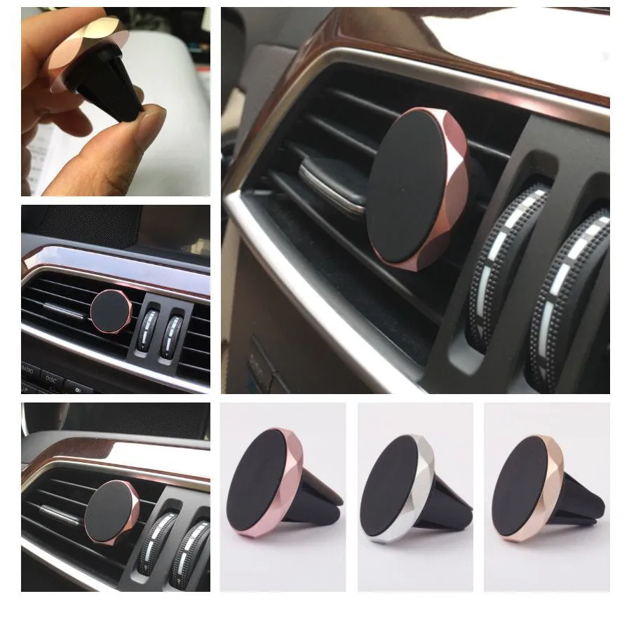 

Car Phone Holder Magnetic Air Vent Mount Mobile Smartphone Stand Magnet Support Cell in Car GPS For iPhone XS Max Samsung