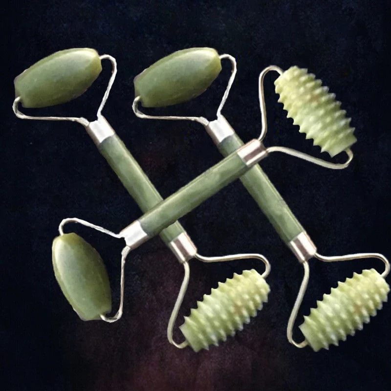 Jual Baru Alami Jade Roller Kecantikan Wajah Wajah Massager Alat Wajah Tipis Massageador Alami Pijat Wajah Angkat Alat Perawatan Kulit