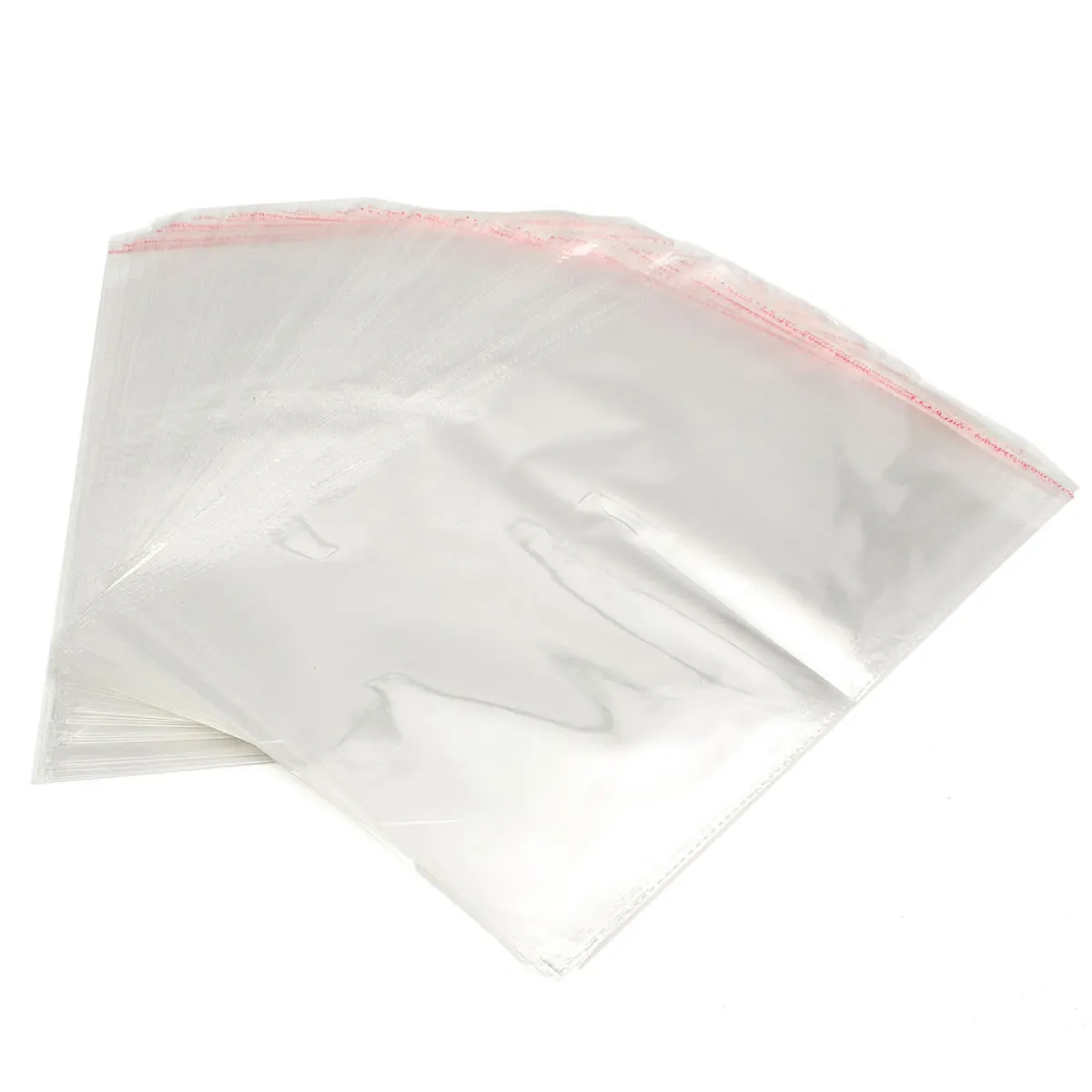 100 шт. A4 из прозрачного целофана Дисплей сумки 22x34 см прозрачный самоклеющийся мешок уплотнительное кольцо Пластик упаковочные конверты целлофановые мешочки