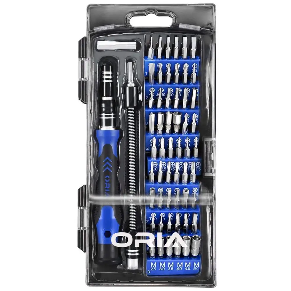 

MYSBIKER Screwdriver Set, Magnetic Driver Kit, Professional Repair Tool Kit, 60 in 1 for Smartphone/Game Console/Tablet/PC