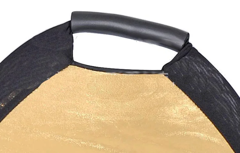 Треугольный отражатель 80 см, золотой и серебряный спереди и сзади, распределительная сумка для хранения MCPET, карточка-отражатель, отражающий