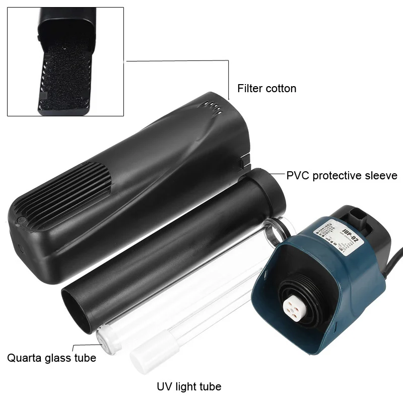 

JUP-02 5W 220-240V/50Hz 500L/H UV Filtration pump Submersible Pump Aquarium Fish Tank
