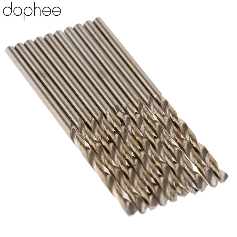 dophee 2.0-3.5mm Twist Drill Bits HSS Drill Bit Micro Straight Shank Wood Drilling Electric Woodworking Tools Aluminum 10PCS Hot