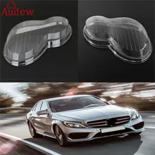 1Pcs Clear Right/Left Car Housing Headlight Lens Shell Cover Lamp Assembly For Mercedes/Benz 01-07 W203 C-Class