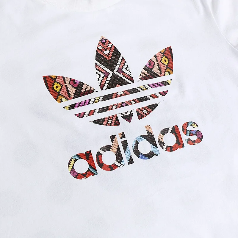 Новое поступление Adidas Originals фермы футболка Для женщин футболки с коротким рукавом спортивная