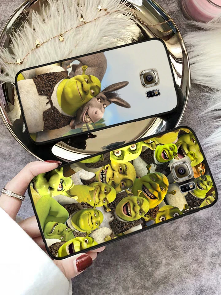 Мультфильм, значок из кинофильма "Шрек" Кун силиконовый чехол для samsung S6 край S7 S8 плюс S9 S10 S10e M10 M20 M30 M40