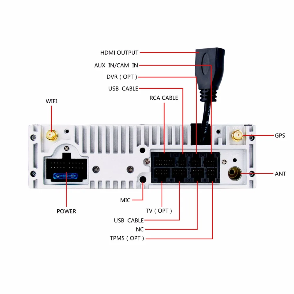 Excellent 9" Car Multimedia 1 din GPS Radio for Honda Civic 2012 2013 2014 Android 8.1 Navigation HDMI Video Output Free Map WIFI USB RDS 13