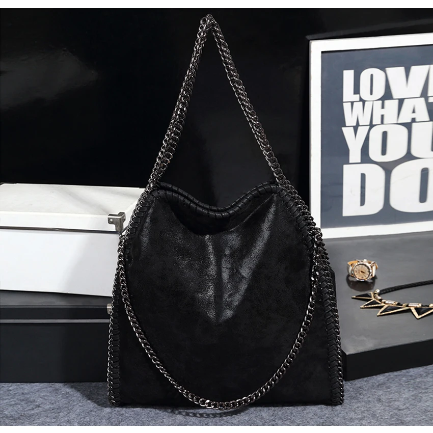 

WONZOM Women Bag PU Leather Fashion Chain Women's Messenger Shoulder Bags Bolsa Feminina Carteras Mujer handbags Women's Totes