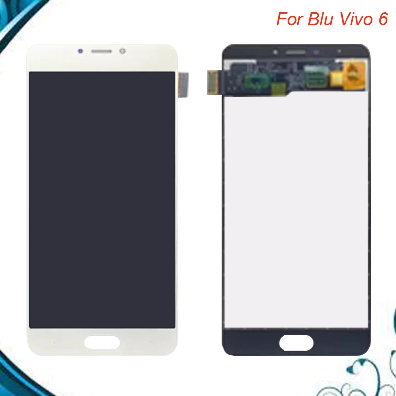 5 шт./лот для Blu Vivo 6 ЖК-экран + сенсорный экран дигитайзер в сборе белый черный