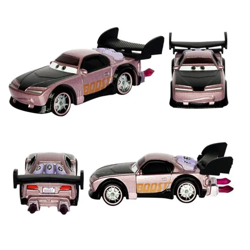 Cars Disney Pixar Cars 3 McQueen Racing Family 1:55 Metal Alloy Diecast Toy Car For Kids