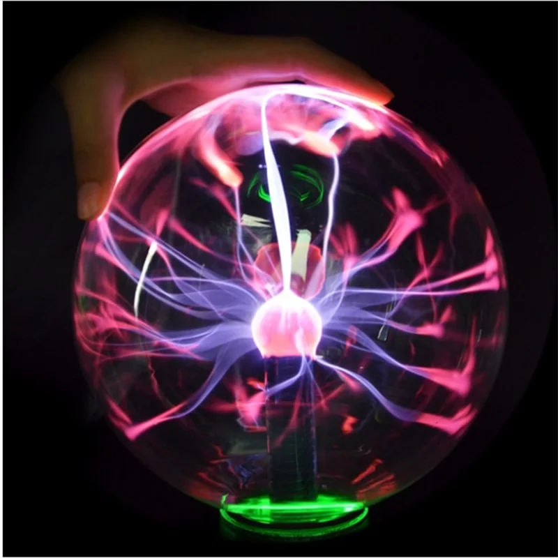 

Magic PLASMA BALL Spherical Light Magic Crystal Lamp Plasma Finger Touch Change Transparent Light Home Decoration Christmas