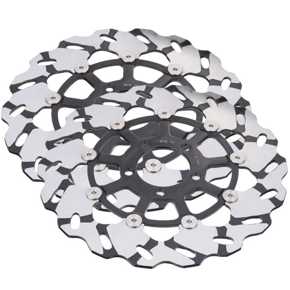 2x Front Brake Disc Rotor for Suzuki GSX 1400 2001 - 2007 GSXR 600 97-03 GSXR750 96-99 GSXR 1000 01-02 TL 1000 Hayabusa GSX 1300 2x Front Brake Disc Rotor for Suzuki GSX 1400 2001 - 2007 GSXR 600 97-03 GSXR750 96-99 GSXR 1000 01-02 TL 1000 Hayabusa GSX 1300