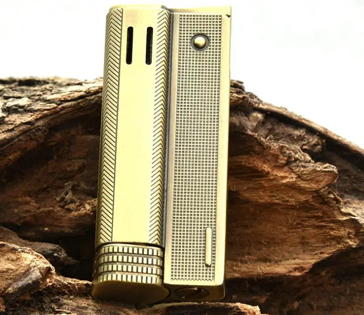 

Vintage Kerosene Cigarette Tobacco Windproof Oil Lighter Hot Sale Stainless Metal Fire Creative Cool Wheel Multicolor Lighter
