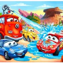 Мультяшная Алмазная картина, вышивка крестиком Диснея, алмазная вышивка, автомобили, алмазная картина, аниме, гобелен на заказ, Алмазная мозаика