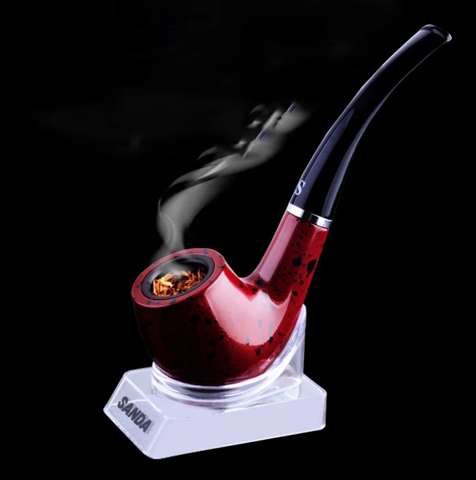 

Wooden Made Herb Tobacco Pipe For Somking Cigarette Holder Vintage Style For Men Narguile Weed Grinder