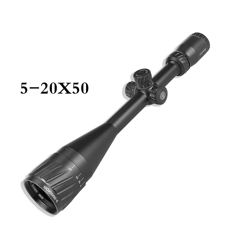 

5-20X50 AOIR Tactical Optical Riflescope Illumination Reticle Locking Turrets Hunting Rifle Scope Spotting Scopes Red Dot