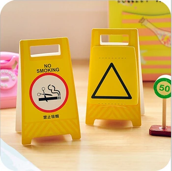 

New cute warning sign Notepad / Memo pad / Paper sticky note / message post