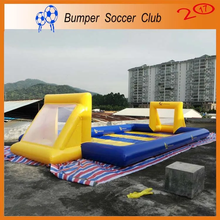 Free shipping ! Free pump ! Portable inflatable soccer field,inflatable