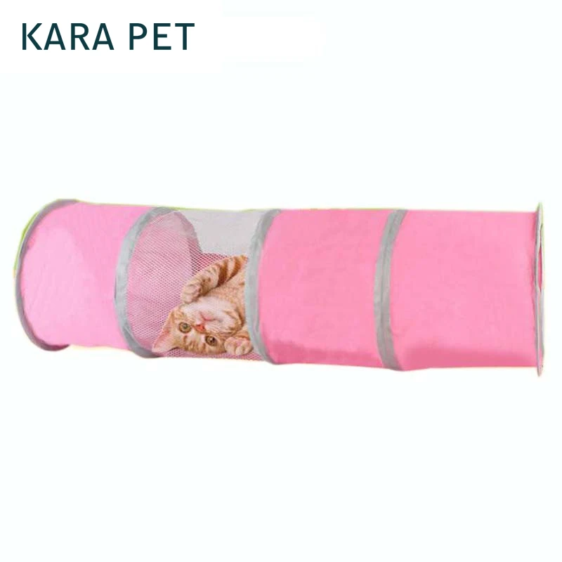 Funny Cat Kitten Pet Play Tents Tunnel Playground Toys Outdoor Foldable Cat Tunnel Combinable Toys for Cat