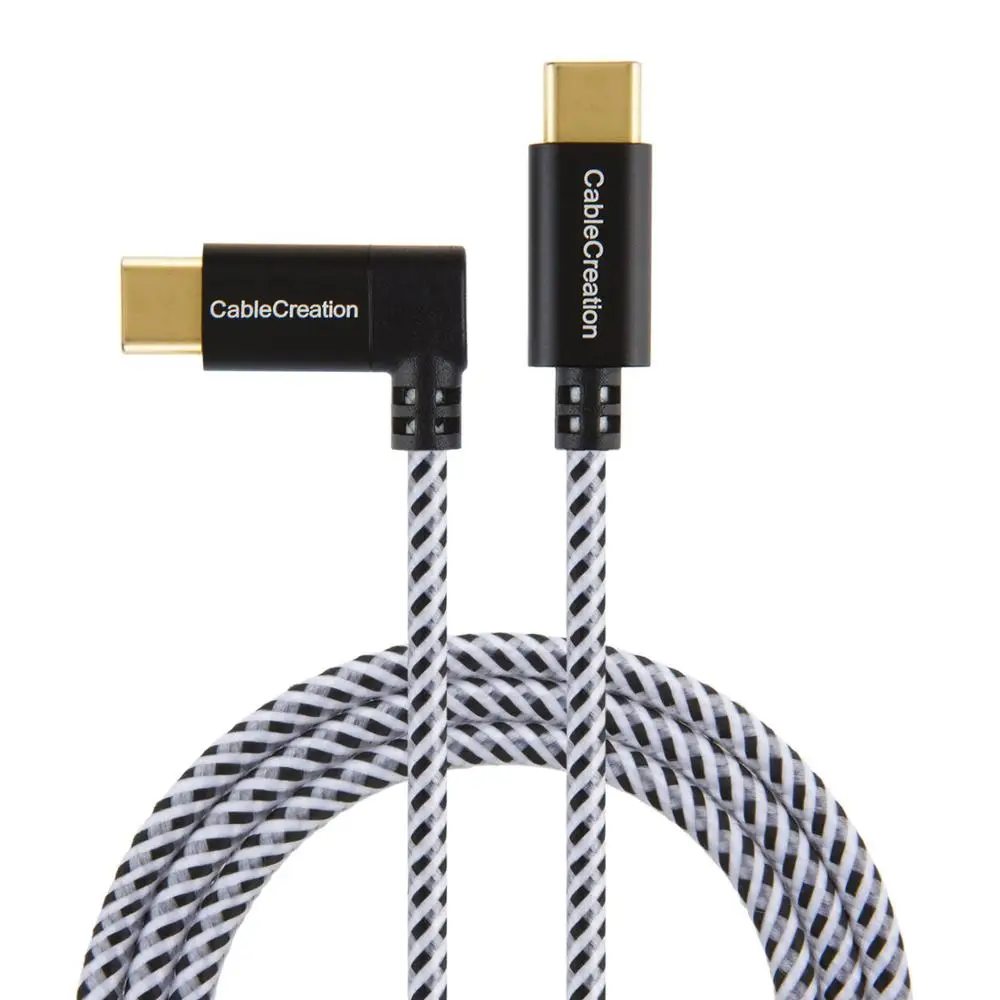 Прямой угол USB C кабель CableCreation 4 фута 90 градусов Type совместимый с MacBook(Pro) Pixel Galaxy S9 +