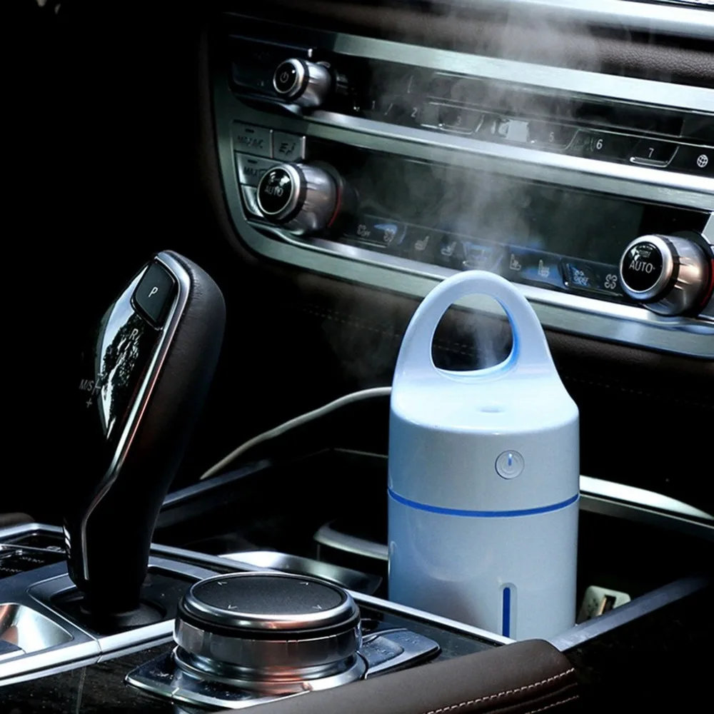 Car USB Air Humidifier Night Light Aromatherapy Diffuser Portable