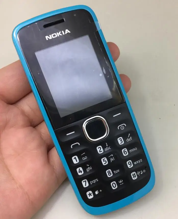 Дешевый телефон NOKIA 1100 Мобильный телефон с двумя sim-картами отремонтированный Nokia 1100 разблокированный мобильный телефон - Цвет: blue