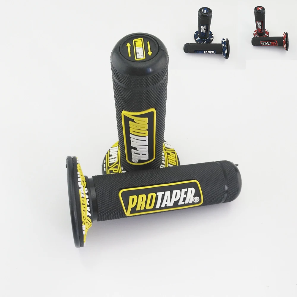

Pro taper Motorcycle High Quality Protaper Dirt Pit Bike Motocross 7/8" Handlebar Rubber Gel Hand Grips Brake Hands Handle Grip