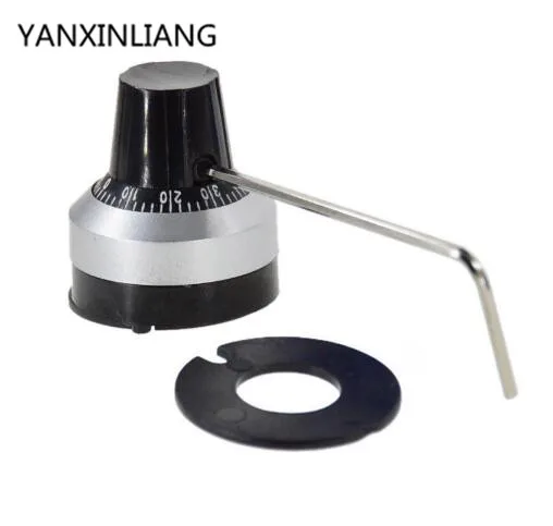 

1PCS WXD3-13 3590S precision scale 6.35mm knob potentiometer knob equipped with multi-turn potentiometer 3590S-2