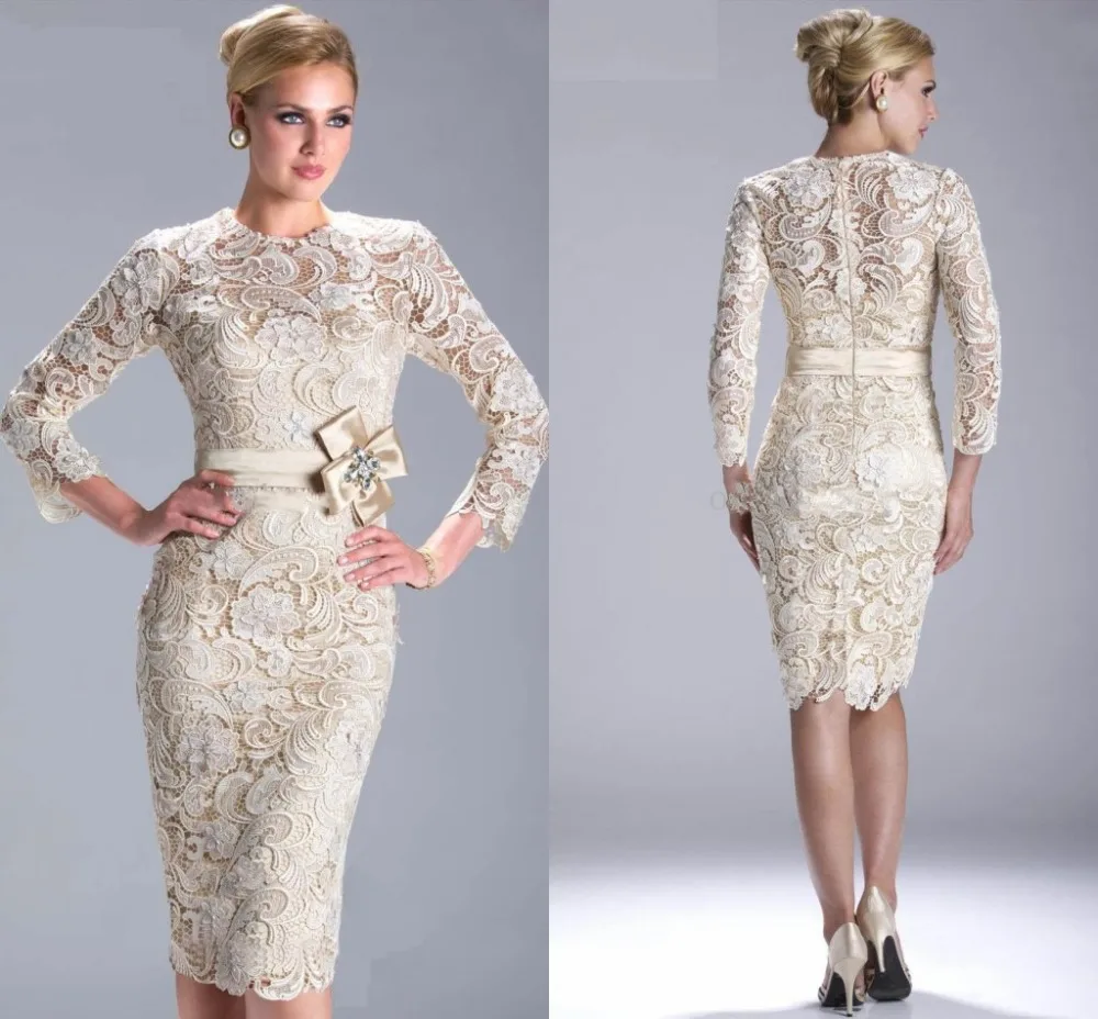 Fashion Sexy High Neck Sheath Cocktail Dress Appliques With Print Lace