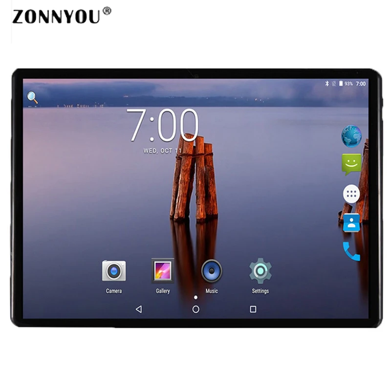 

New 10.1 inch Tablet PC 2.5D Hard Screen TEN Core 3G/4G Call 8GB RAM 128GB ROM Dual Camera Android 9.0 Tablet 10.1 BO-X Horn