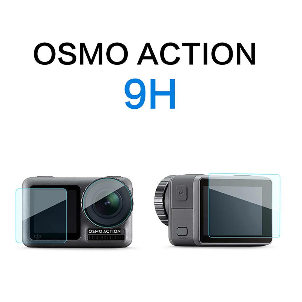 

For DJI OSMO ACTION Camera 9H Tempered Glass Protective Screen Film Lens Film for DJI OSMO Sports Action Camera