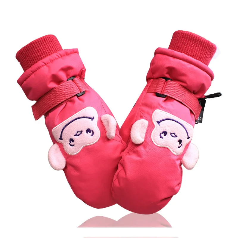 children Gloves & Mittens polyester waterproof windproof Ski gloves