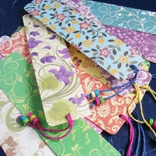 1 шт красивые закладки оптом 12/набор узор дизайн деревянные бусины Хлопок Веревка подарок на день учительницы